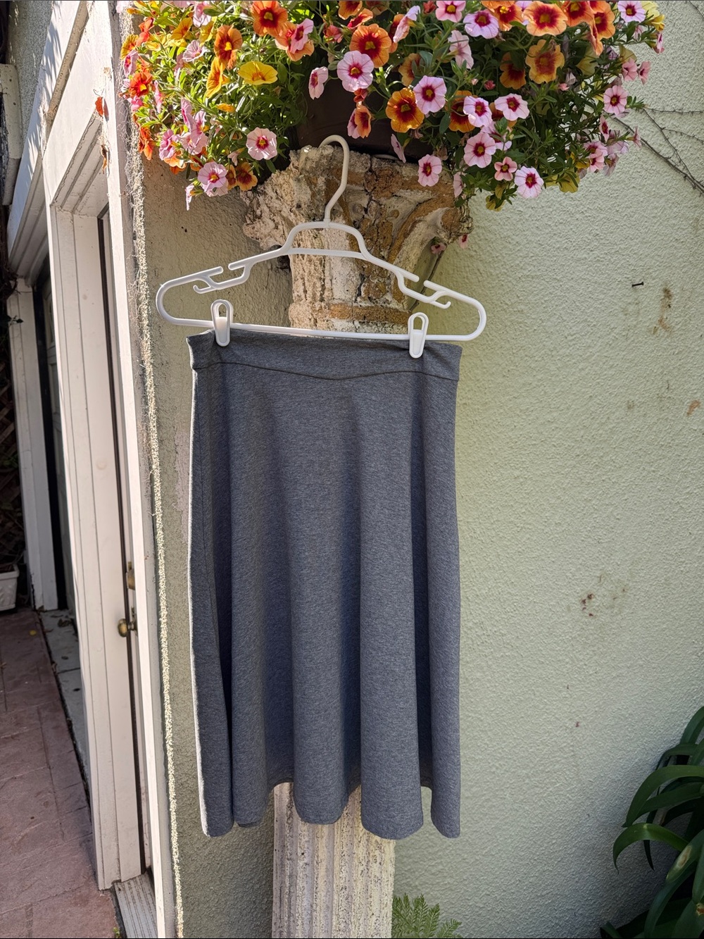 Classic A-Line Gray Skirt